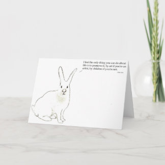 Philip Larkin  greeting card