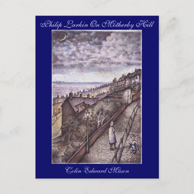 Philip Larkin Sur La Carte Postale D'Art De Mother (Devant)