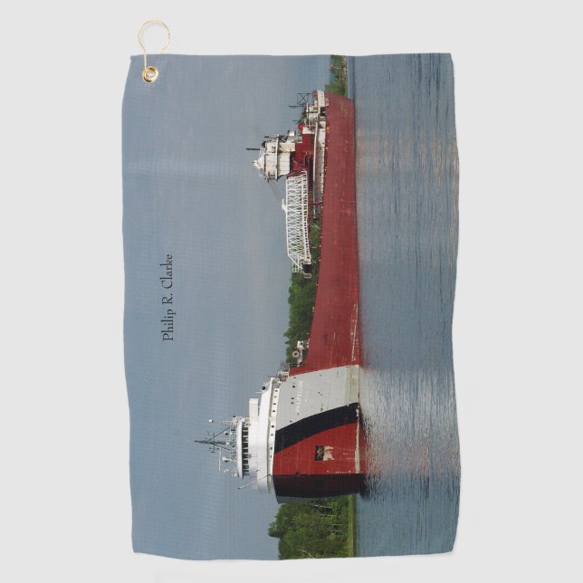 Philip R. Clarke golf towel (Front)