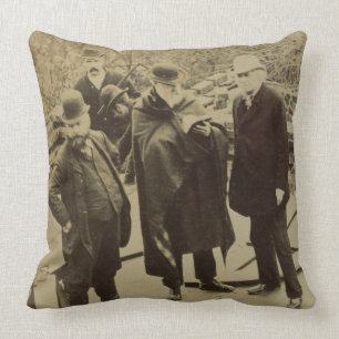 Philip Webb (1831-1915) During the Construction of Throw Pillow