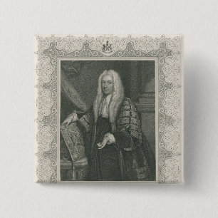 Philip Yorke 2 Inch Square Button