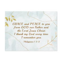 Philippians 1:2-3 Grace and Peace to You, Bible