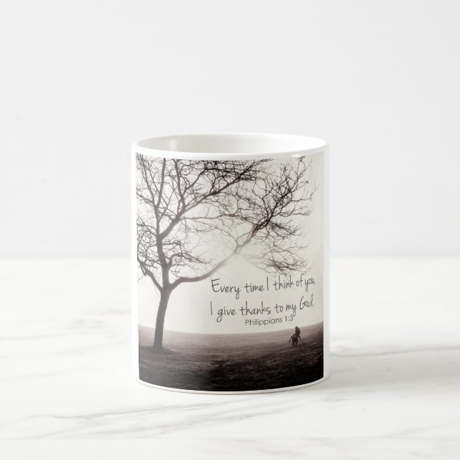 Philippians 1:3 mug (Center)
