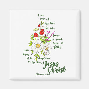 Philippians 1:6 magnet