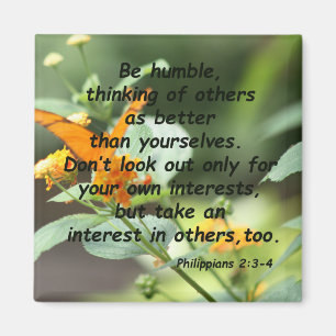 Philippians 2:3-4 magnet