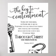 Philippians 4:12 ALL THROUGH CHRIST Scripture