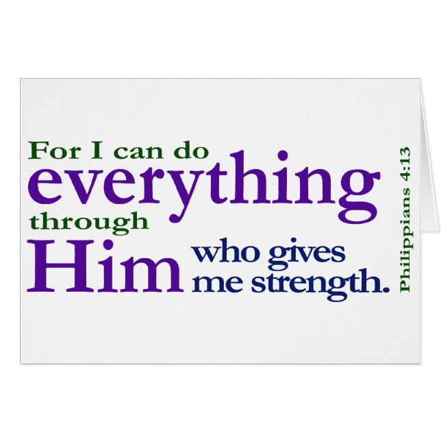 Philippians 4:13 (Front Horizontal)