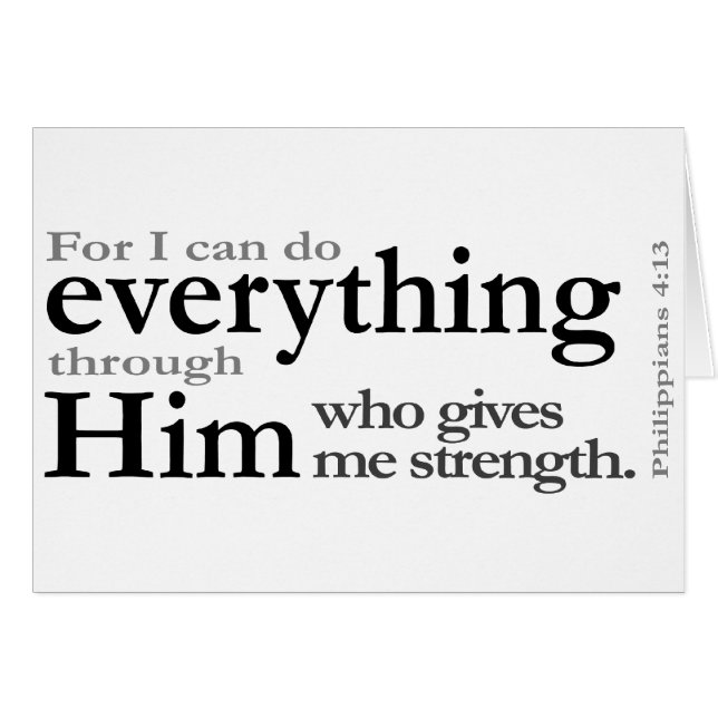 Philippians 4:13 (Front Horizontal)