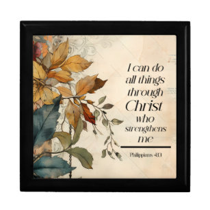 Philippians 4:13 All things through Christ Bible Gift Box