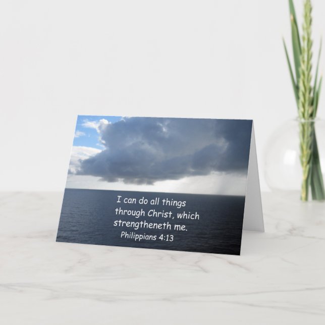 Philippians 4:13 card (Front)