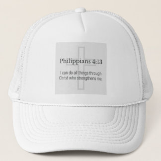 Philippians 4:13 Christian Trucker Hat