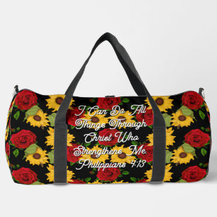 Philippians 4:13 duffle bag