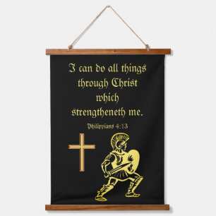 Philippians 4:13 hanging tapestry