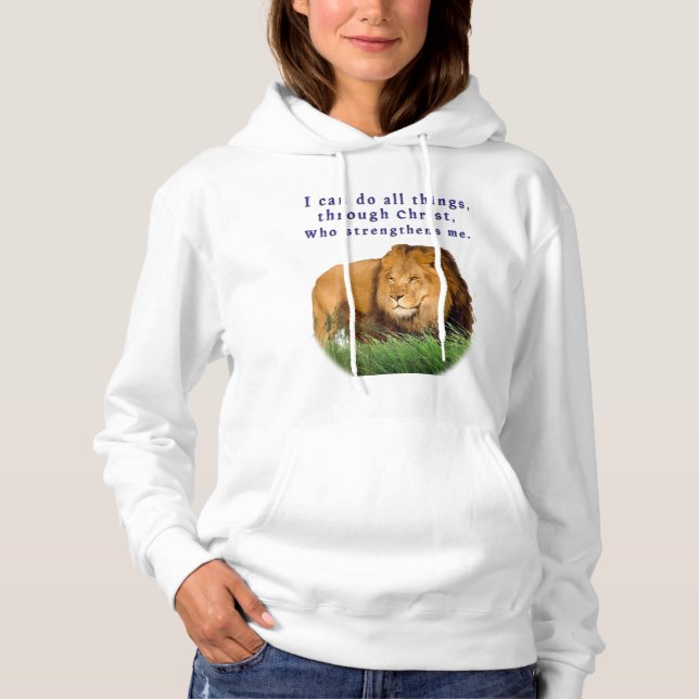 Philippians 4:13 hoodie (Front)