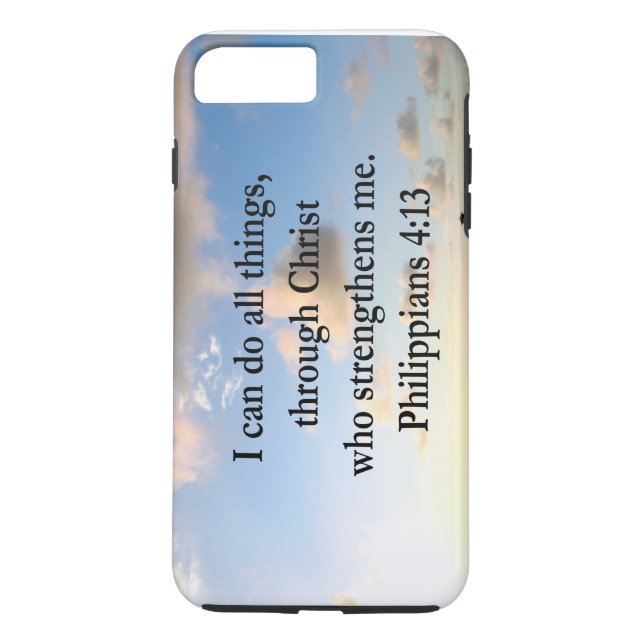 PHILIPPIANS 4:13 HOPE Case-Mate iPhone CASE (Back)