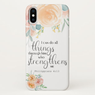 Philippians 4:13 I can do all things through him Case-Mate iPhone Case