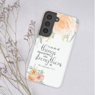 Philippians 4:13 I can do all things through him S Samsung Galaxy Case