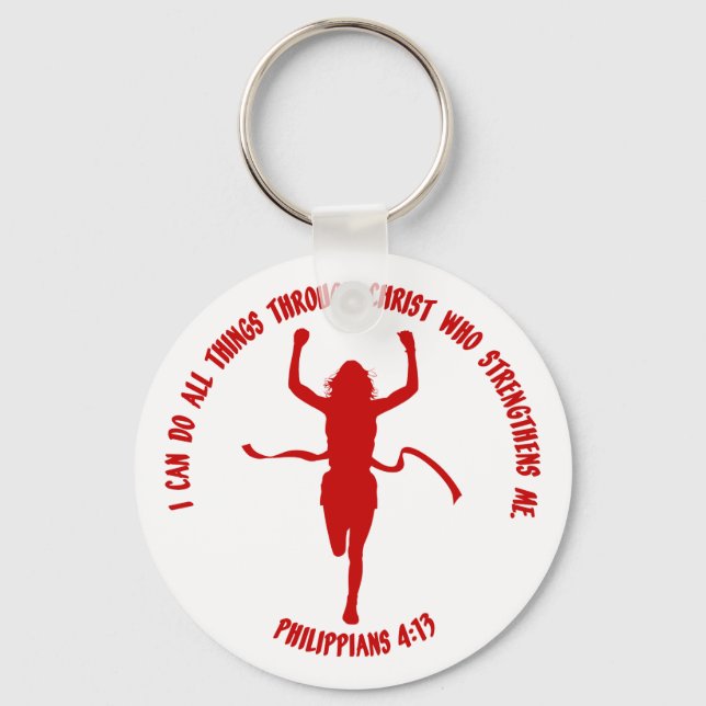 PHILIPPIANS 4:13 KEYCHAIN (Front)