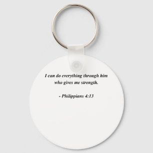 PHILIPPIANS 4:13 KEYCHAIN