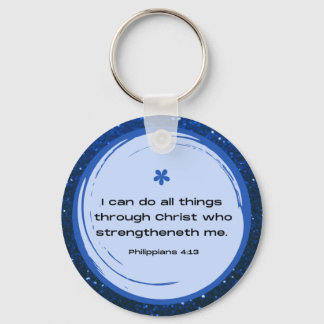 Philippians 4:13 Keychain | by Scripture It