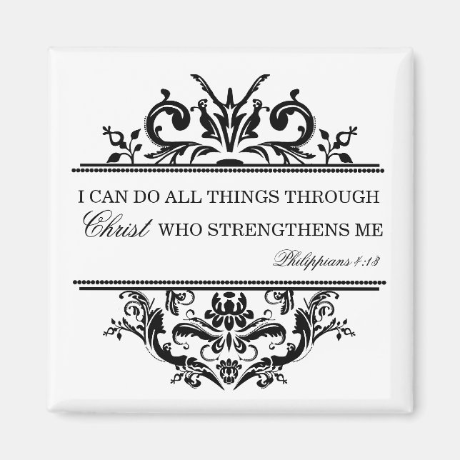 Philippians 4:13 magnet (Front)