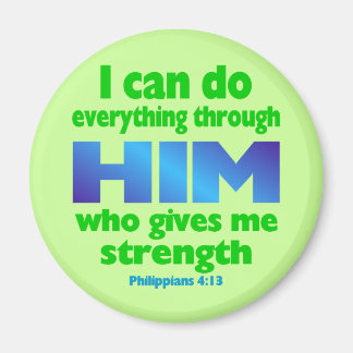 PHILIPPIANS 4 13 MAGNET