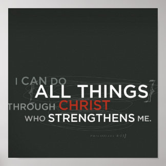 Philippians 4:13 poster