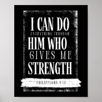 Philippians 4:13 Scripture Art