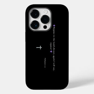 Philippians 4:4 Bible Verse iPhone / iPad case