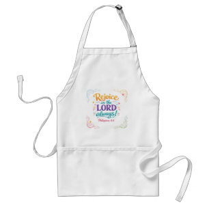 Philippians 4:4 standard apron
