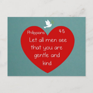 Philippians 4:5 postcard