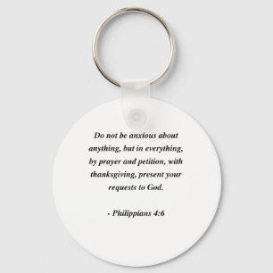 PHILIPPIANS 4:6 KEYCHAIN