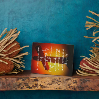 Philippians 4:6 plaque