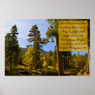 Philippians 4:6 Poster