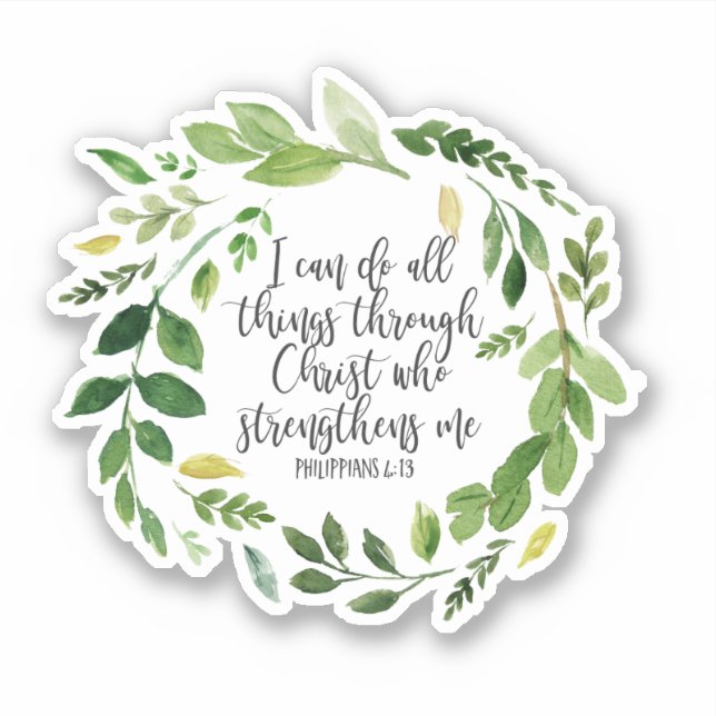 Philippians Bible Scripture verse Inspirational (Front)