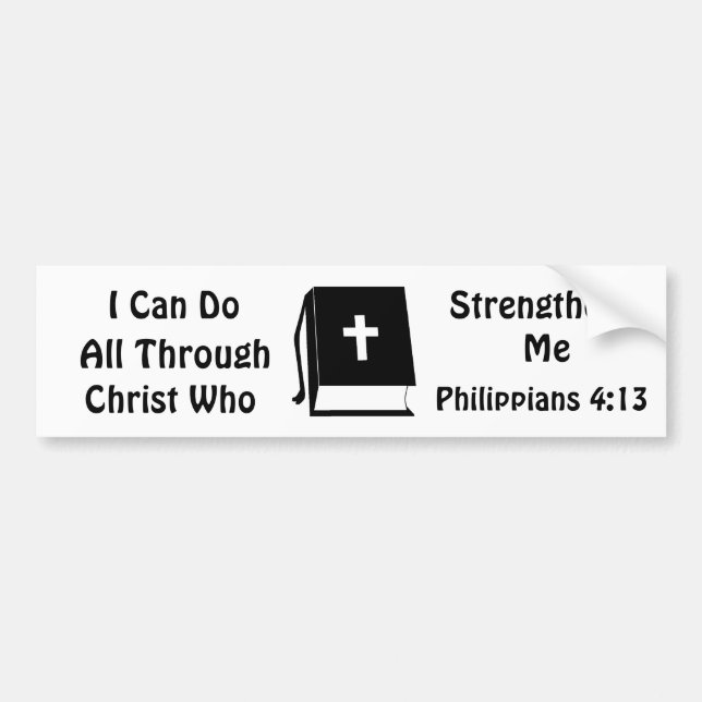 Philippians Sticker 4:13 (Devant)