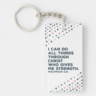Philippians Women's Christian key chain