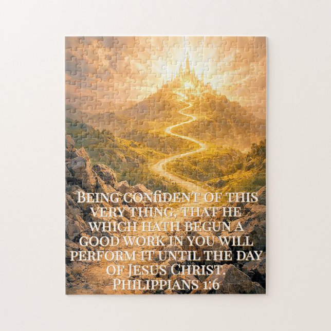 Philippiens 1:6 Puzzle (Vertical)