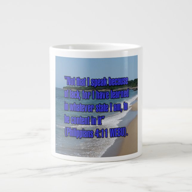 Philippiens 4:11 WEBU Mug (Devant)
