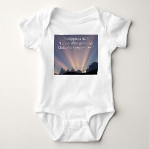 Philippiens 4:13 Body bébé chrétien