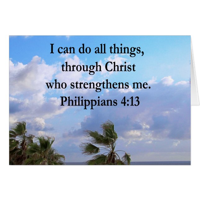 PHILIPPIENS 4:13 PRIÈRE (Devant horizontal)