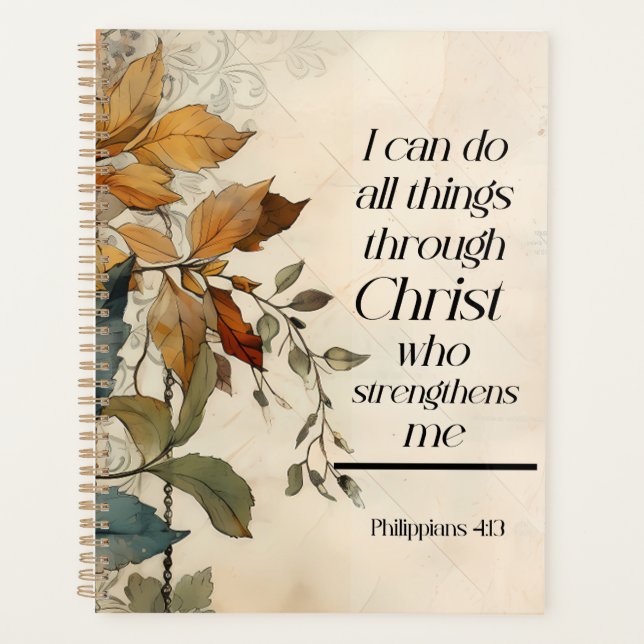Philippiens 4:13 Toutes les choses par la Bible du (Devant)