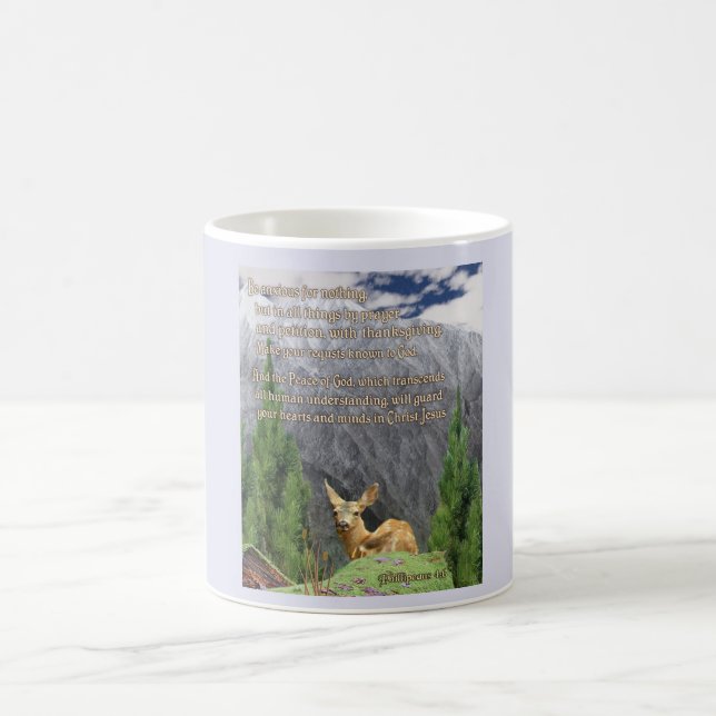 Philippiens 4:6 christ mug (Centre)