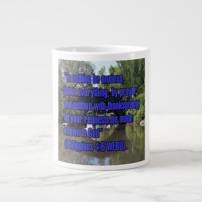 Philippiens 4:6 WEBU Mug (Devant)