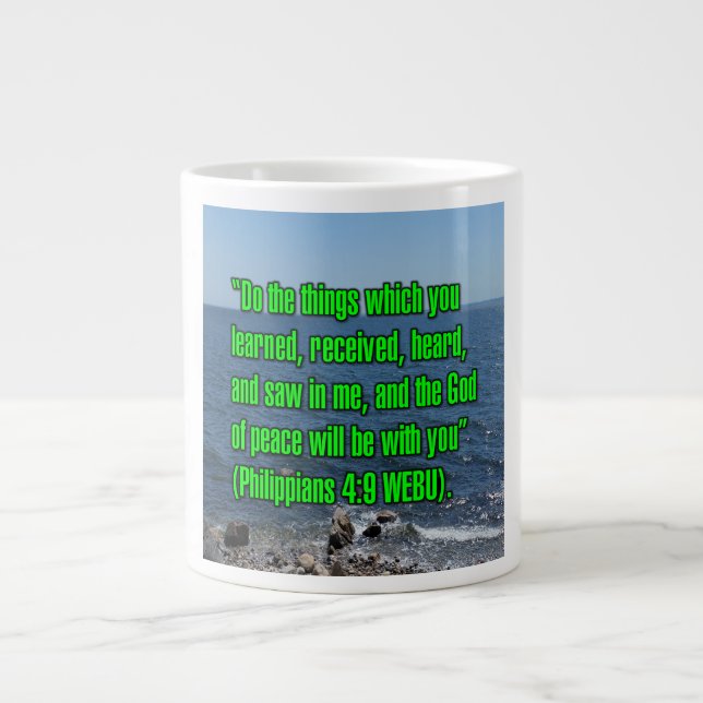 Philippiens 4:9 WEBU Mug (Devant)
