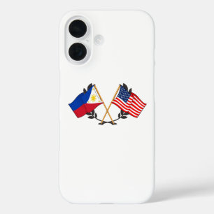 Philippine American Flag Filipino Heritage Vintage iPhone 16 Case