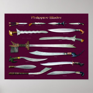Philippine Blades 1/4 scale Poster