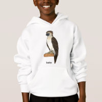 Philippine eagle bird cartoon illustration