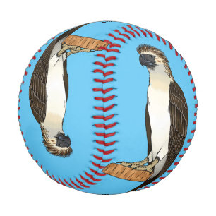 Philippine eagle bird cartoon illustration  baseball