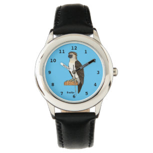 Philippine eagle bird cartoon illustration watch